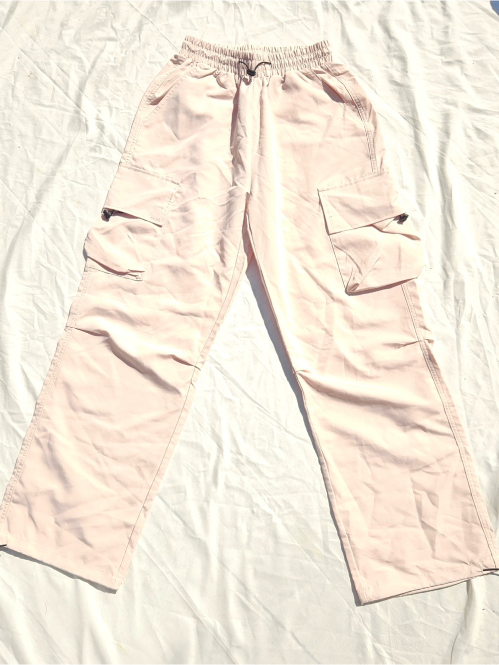 Light beige Cargo Jogger Pants